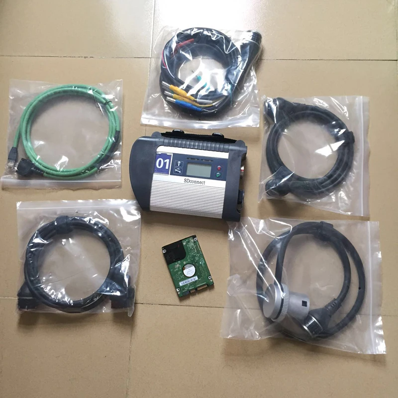MB Star C4 SD Подключение беспроводной wifi с для ноутбука dell D630 и 2020 06 HDD по полным