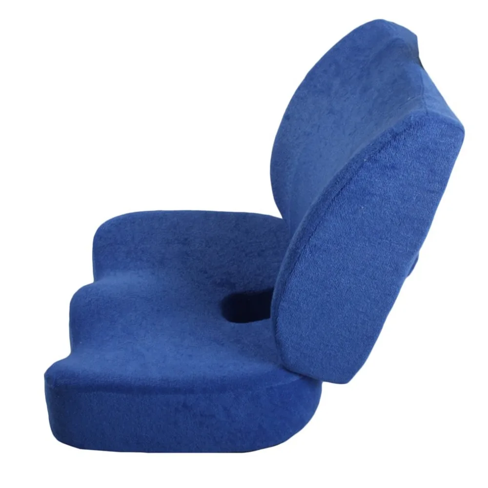 2 шт./компл. удобные Memory Foam ортопедические подушки сиденья пояс сзади Поддержка Набор для Офис здравоохранения подушки