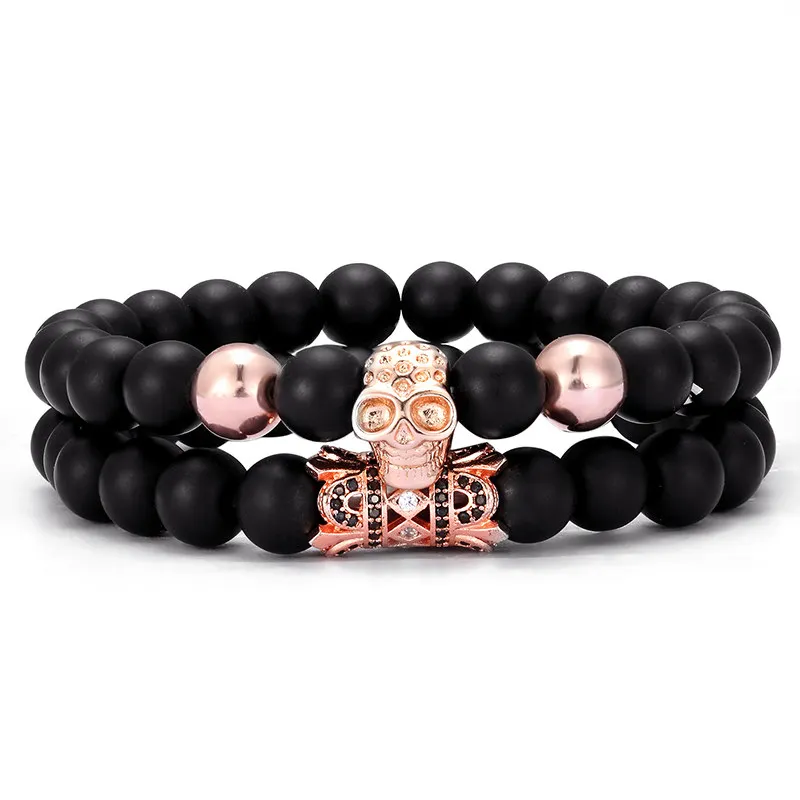 2 шт./компл. из микро Инкрустированного циркония Таро браслета растягивающийся