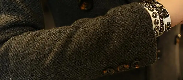 Мужское зимнее шерстяное пальто с лацканами высокой моральностью|mens wool winter coats|men