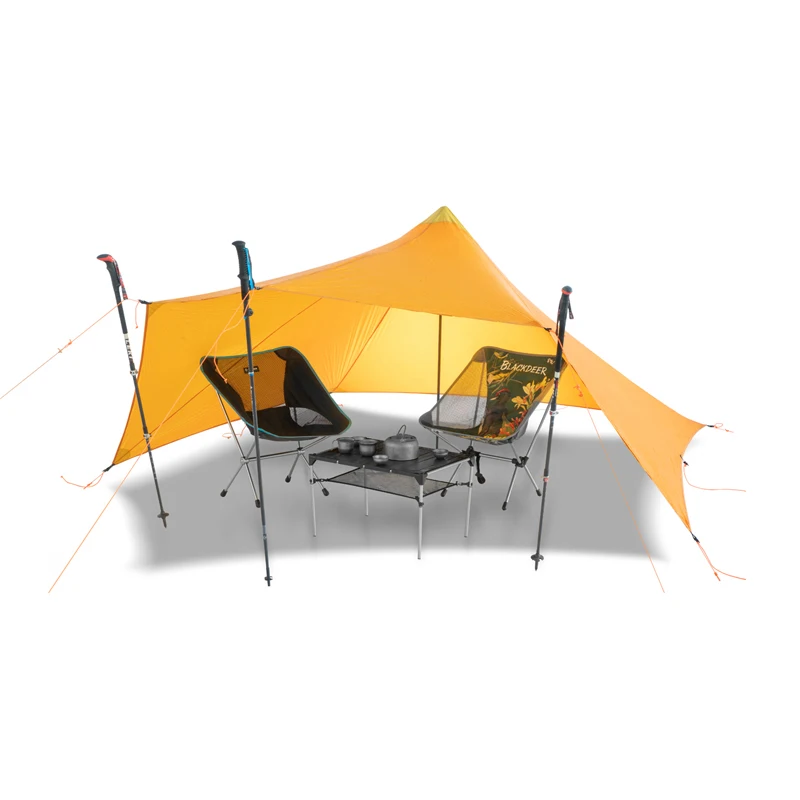 TrailStar Открытый Сверхлегкий 1 2 человек 15D нейлоновые стороны кремния пирамиды