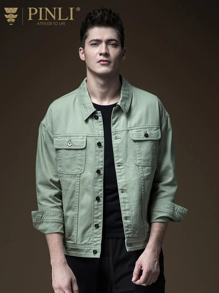 2018 Hot Sale Militar Bomber Jacket Men Pinli Product Made The New Spring Men's Casual Lapel Cotton Coat B191304059 | Мужская одежда