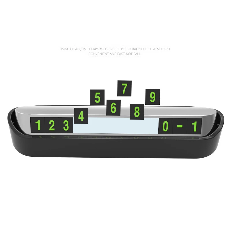 Автомобильный знак временной остановки магнитный стикер с номером парковочный