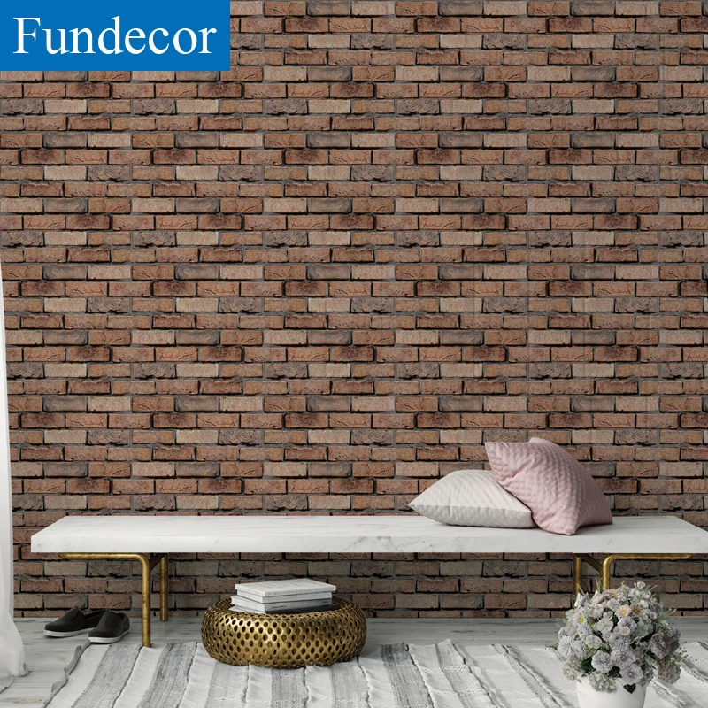 [Fundecor] 3D наклейки на кирпичные стены домашний декор для гостиной спальни