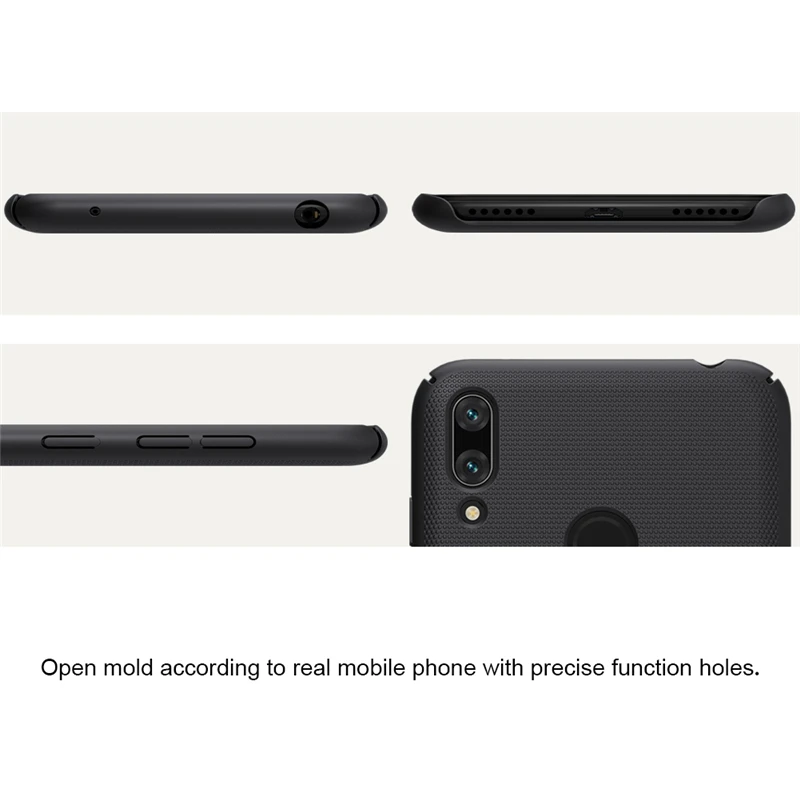 Nillkin для Huawei Y7 Prime чехол жесткий чехол из поликарбоната матовый щит ультра тонкий чехол для телефона Huawei Y7 задняя крышка Щит