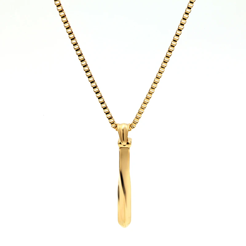 Mcllroy necklace men/stainless steel/chain/gold/black long pendants necklaces vintage punk choker fashion men jewelry valentine | Украшения