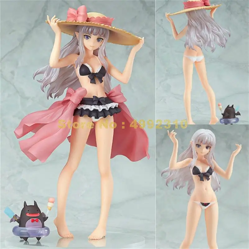 Аниме shining hearts melty swimsuit ver. 1/7 ПВХ роспись фигурку Модель Коллекция сексуальная