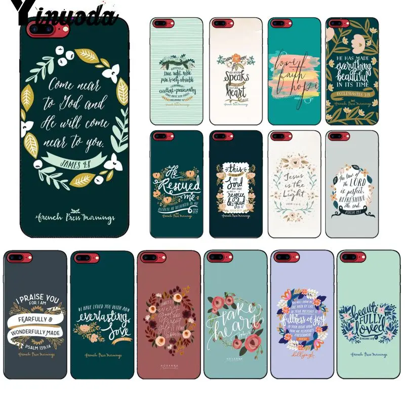 Чехол для телефона Yinuoda с текстом из Библии филиппинскими мотивами Иисусом