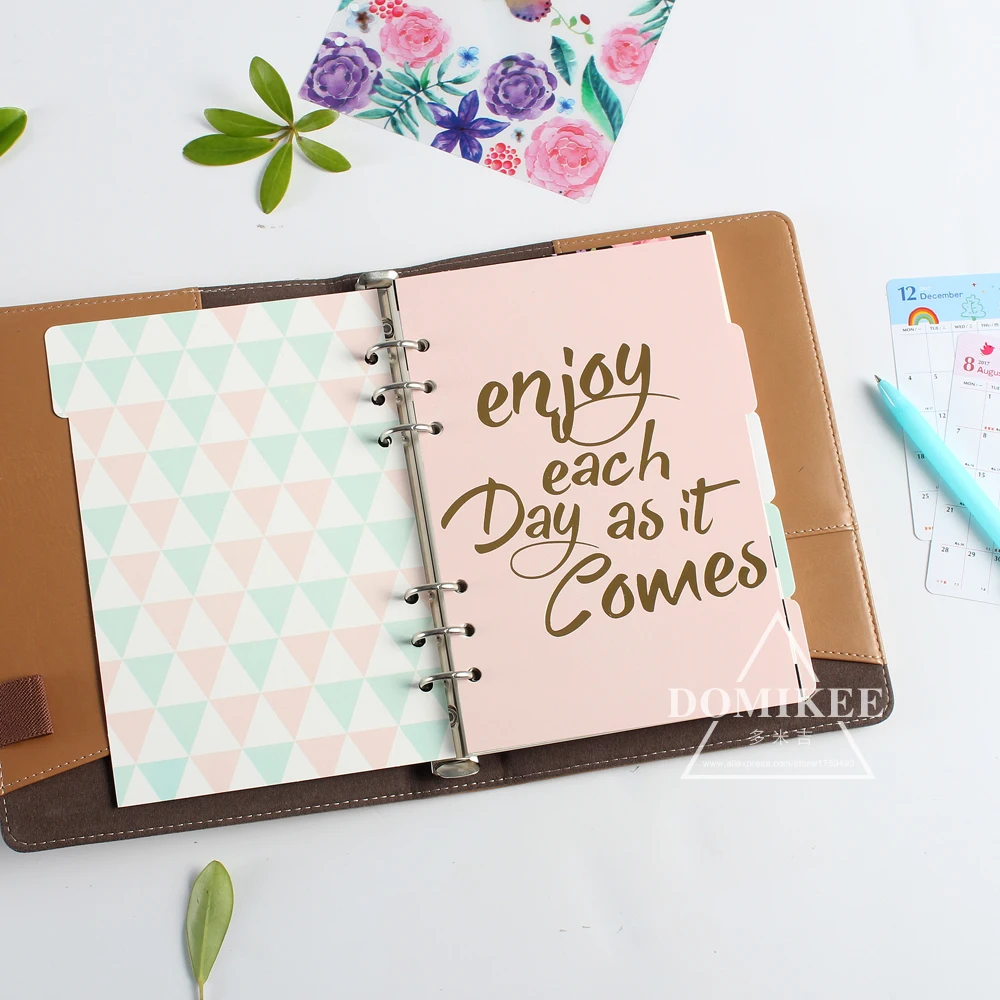 Новинка 2019 года мультяшная фотобумага для спиральных блокнотов индексная бумага