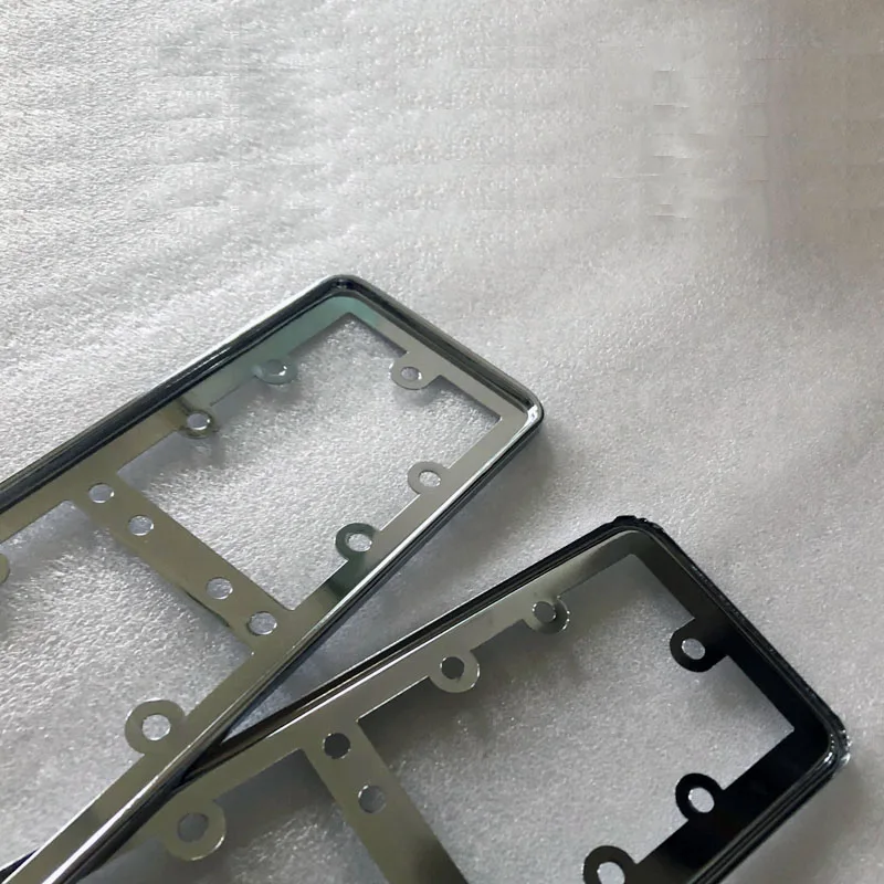 2 шт., подходит для ЕС, рамка для номерного знака, держатель номерного знака, рамка для номерного знака из нержавеющей стали, углеродное волокно и пластиковые автомобильные аксессуары