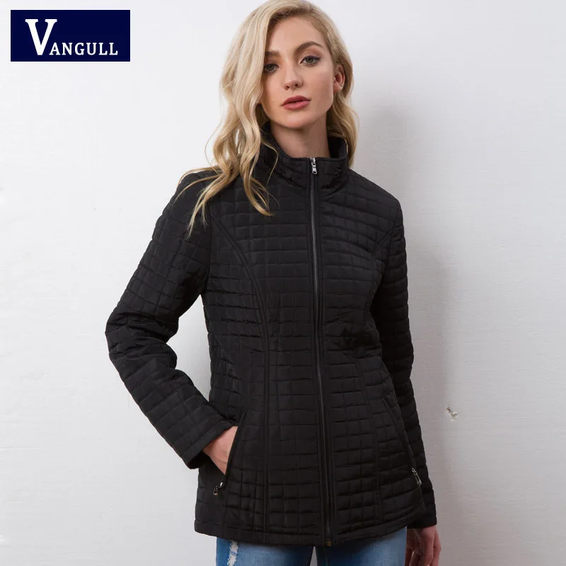 

women's parkas coats fem me printemps clothes 2019 jackets ladies plus large big size warm thin cotton padded leisure black