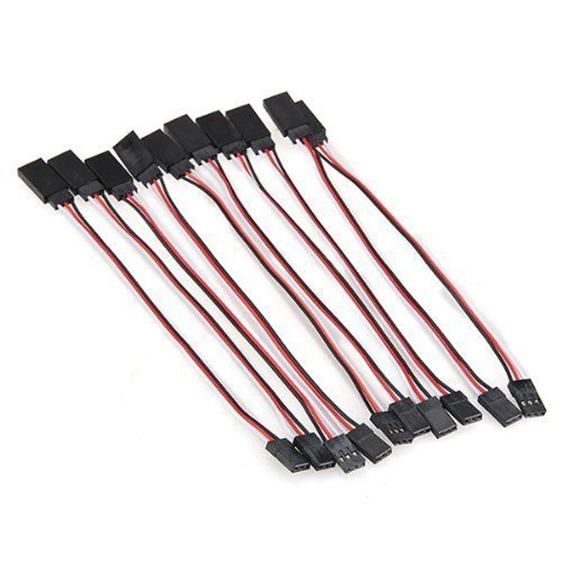 10 шт. 150/300/500 мм RC Servo Удлинительный Шнур кабель провод для подключения к RC для автомобиля, самолета и вертолетный приемник соединение
