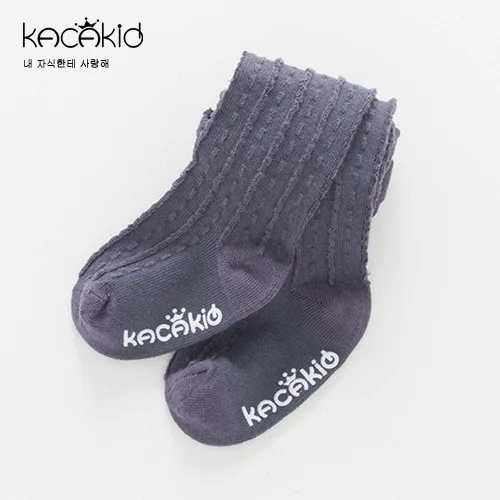 Фиолетовый Kacakid/Новинка года; цвет серый, бежевый; сезон весна-осень; хлопковые однотонные колготки для маленьких девочек; колготки для детей 0-5 лет - Цвет: Фиолетовый