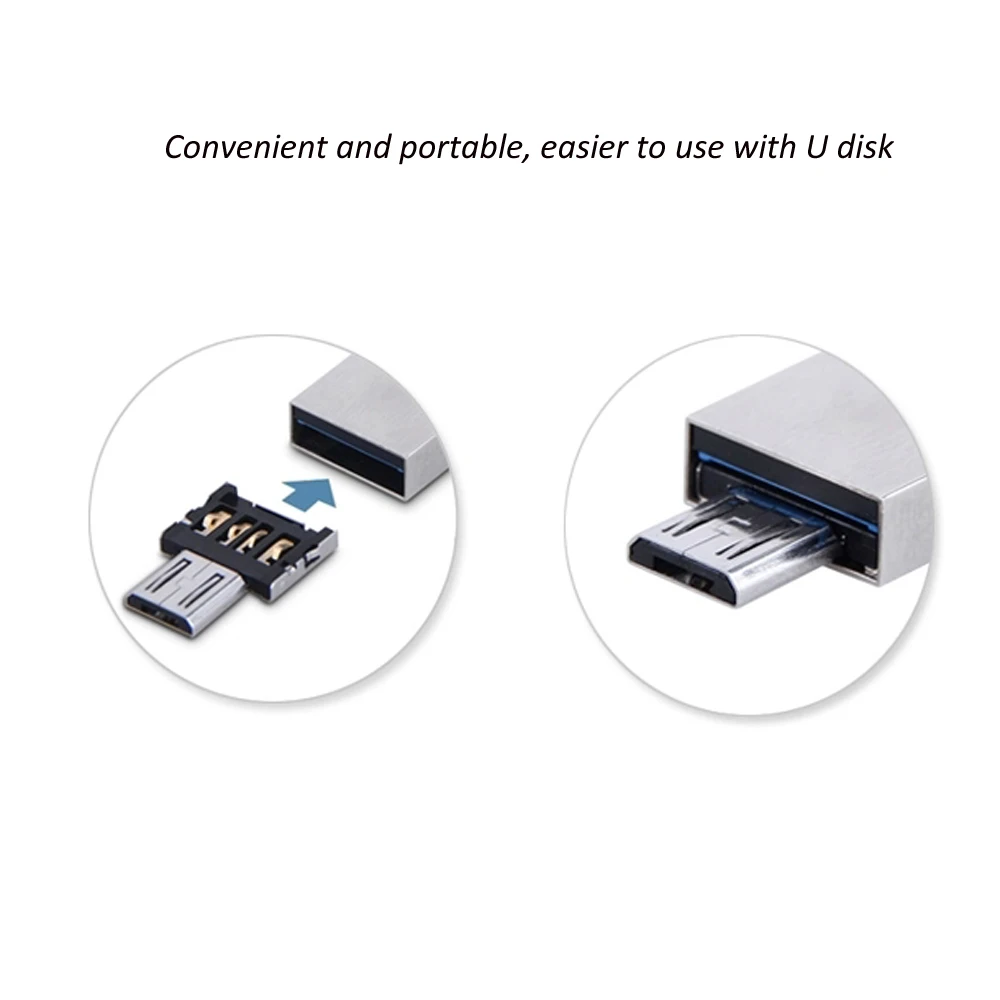 3 шт./лот ультра мини микро USB 5pin OTG адаптер Разъем для мобильного