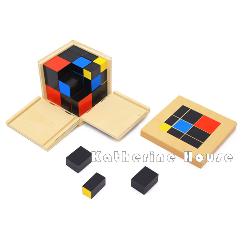 

Baby Toy Montessori Trinomial Cube Math Early Childhood Educational Preschool Training Learning Toys Birthday Gift