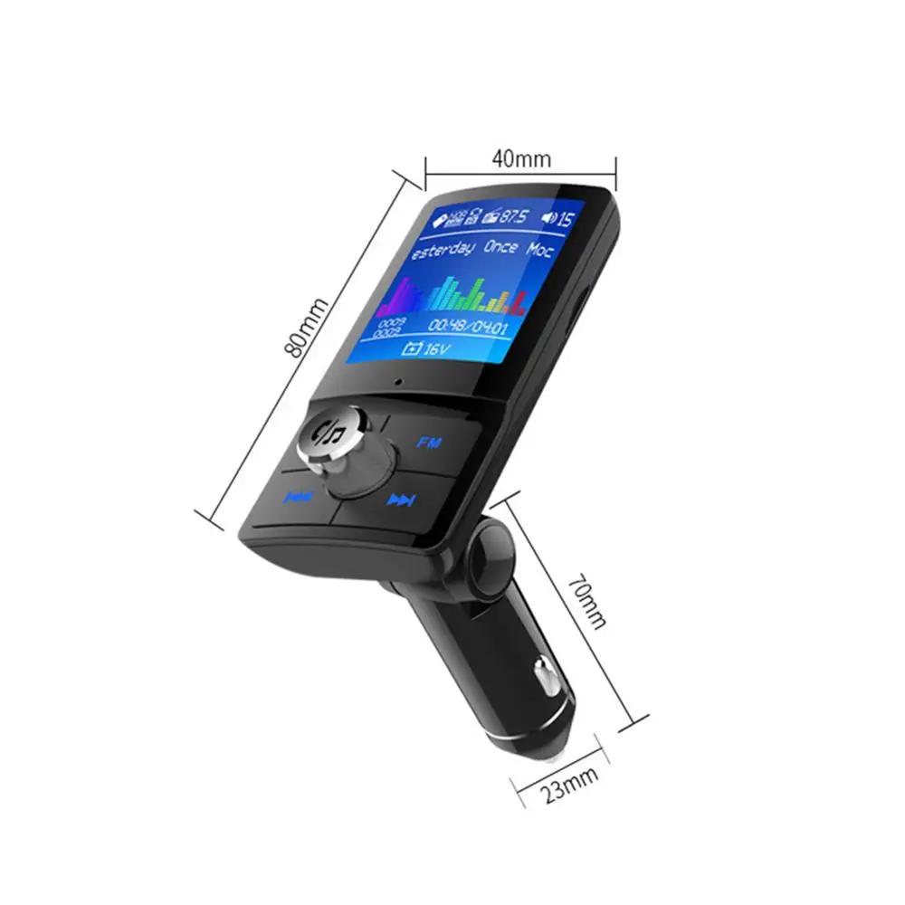 BC45 ЖК экран дисплей Автомобильный Bluetooth плеер беспроводной FM передатчик громкой