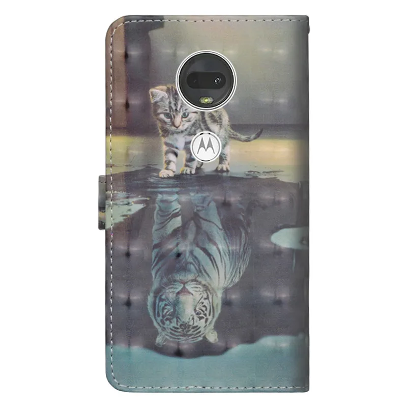 Флип-кожаный чехол для Fundas Motorola Moto G7 G7 power чехол для coque Motorola Moto G7 Play Plus чехол 3D кошелек чехол для телефона s