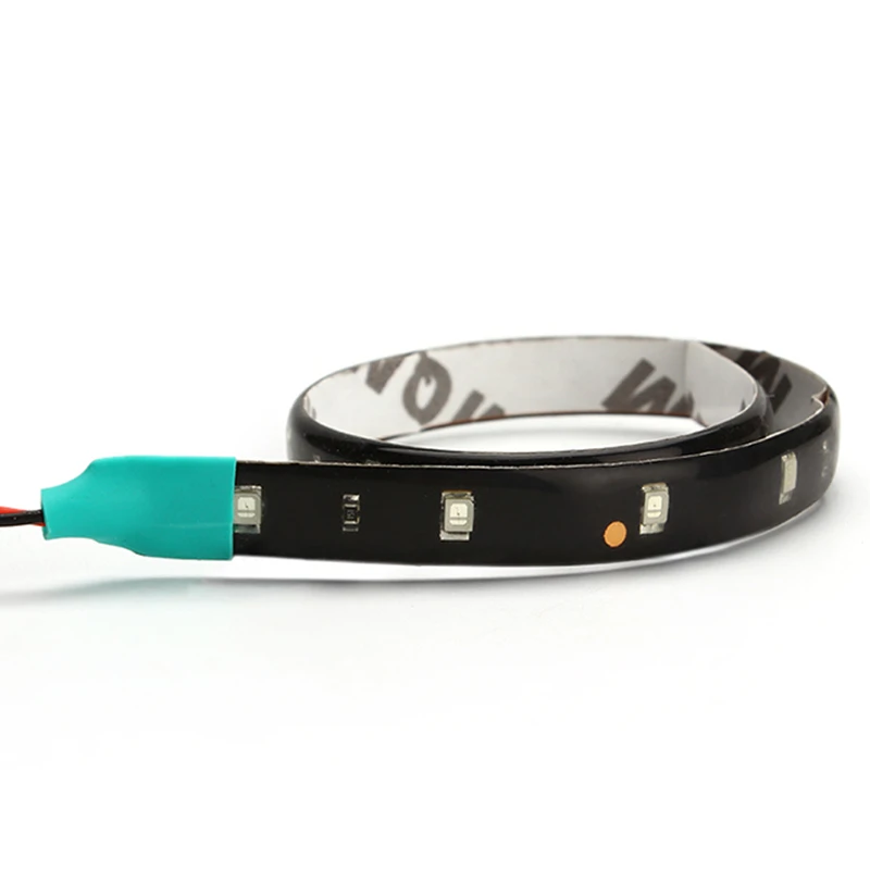 LEEPEE 1 пара 30 см DIY водонепроницаемый гибкий автомобильный светильник 15SMD