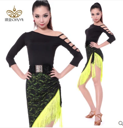 Платье для латиноамериканских танцев откровенное платье с бахромой и девушек
