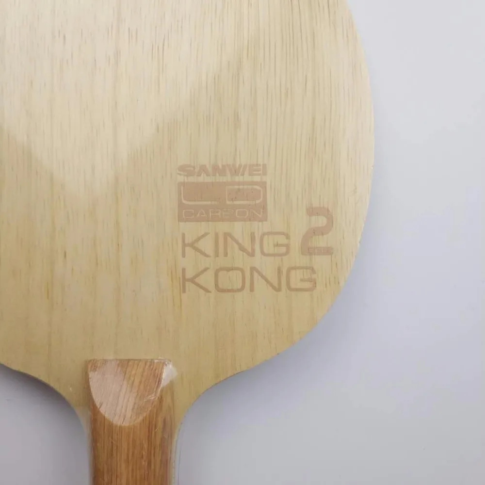 Ограниченная серия Sanwei KING KONG 2 KINGKONG 2,5+ 2 углерода, кипарисная ручка+ лезвие для настольного тенниса ракетка для пинг-понга