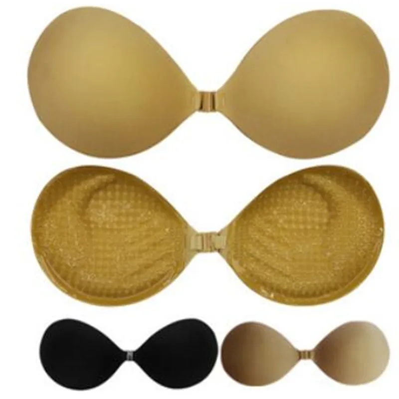 Женский силиконовый бюстгальтер невидимый самоклеящийся пуш-ап дышащее нижнее