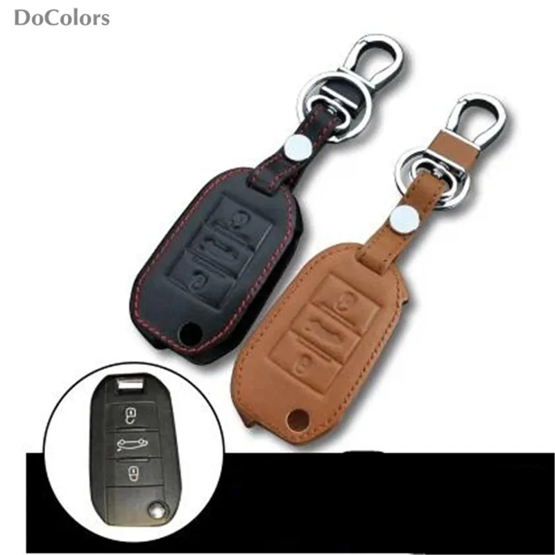 DoColors авто Стайлинг дистанционный ключ крышка чехол для Peugeot 206 207 208 301 307 308 407 408 508