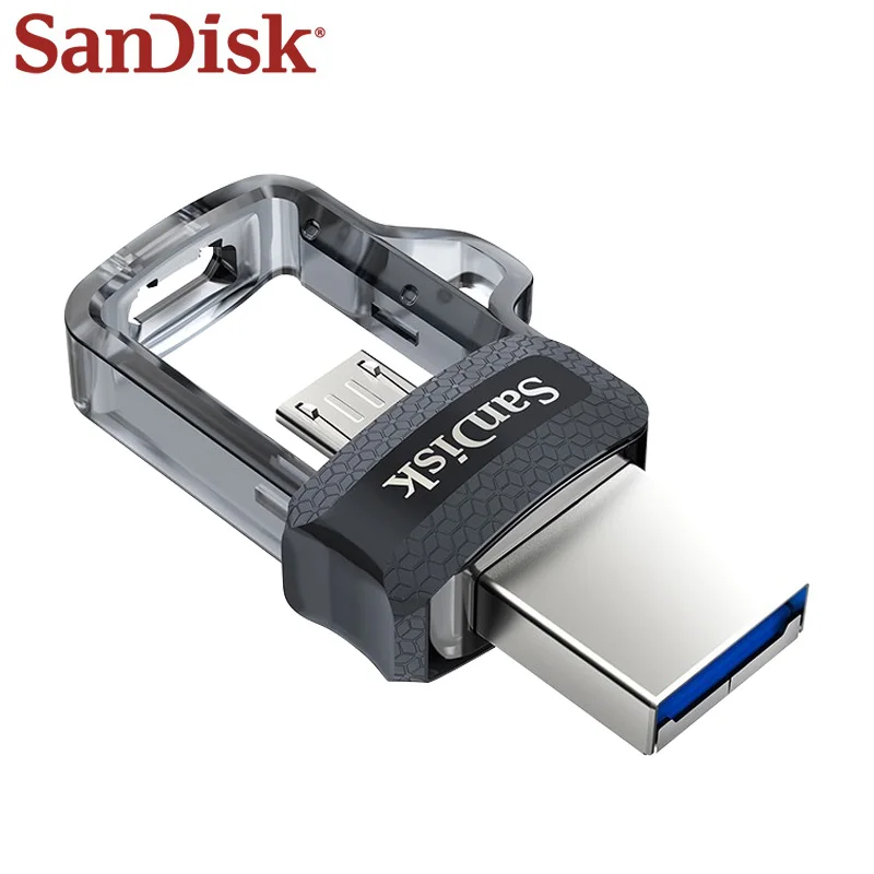 

SanDisk OTG USB Flash Drive 128GB PenDrive 64GB 32GB 16GB USB 3.0 Dual Mini Pen Drive For PC and Android Phones