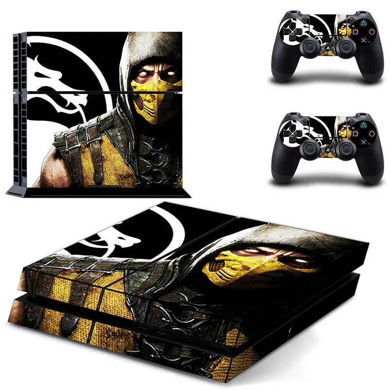 Игры Mortal Kombat PS4 переводная картинка наклейка для Sony PlayStation 4 консоли и 2