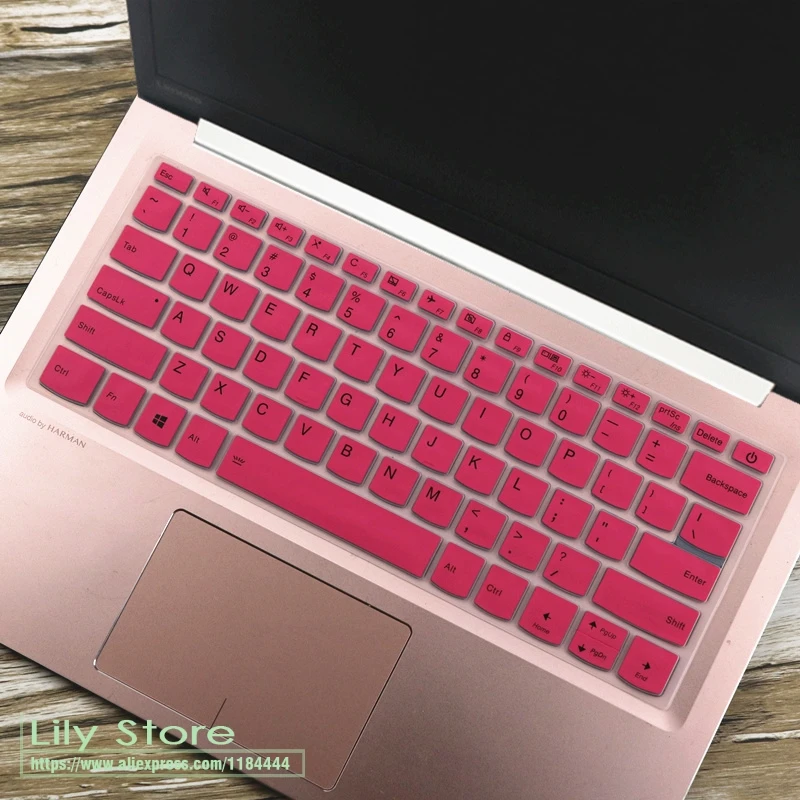 pink Силиконовый чехол для клавиатуры протектор кожи ноутбука Ноутбук для lenovo yoga 730 15,6 дюймов/для lenovo yoga 720 15 дюймов - Цвет: pink