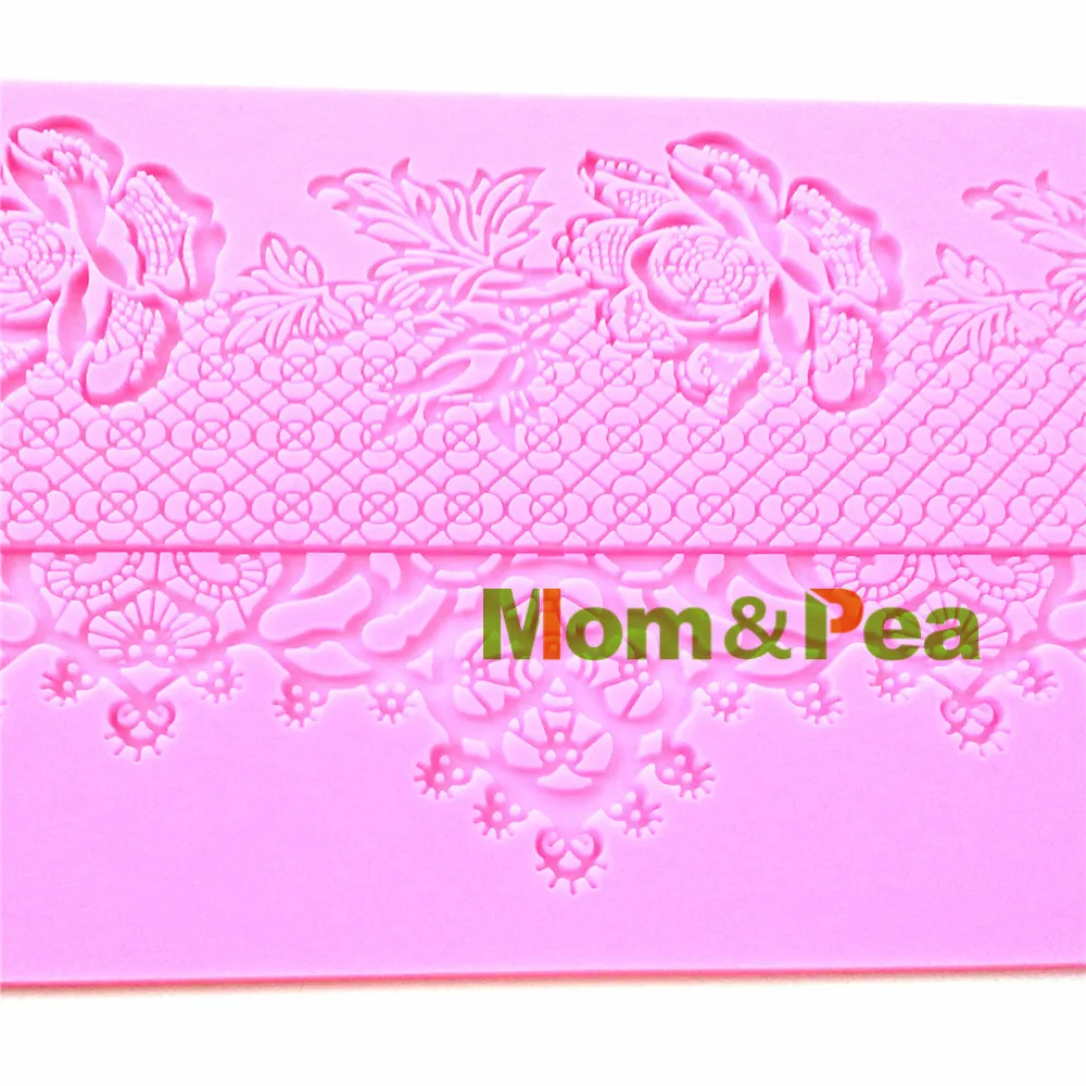 Mom & Pea GX154 Бесплатная доставка большой размер Цветочная кружевная форма для