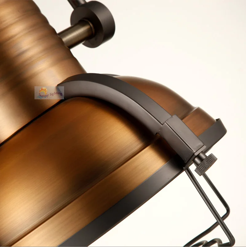 Скандинавский Американский Ретро тяжелый металлический потолочный светильник