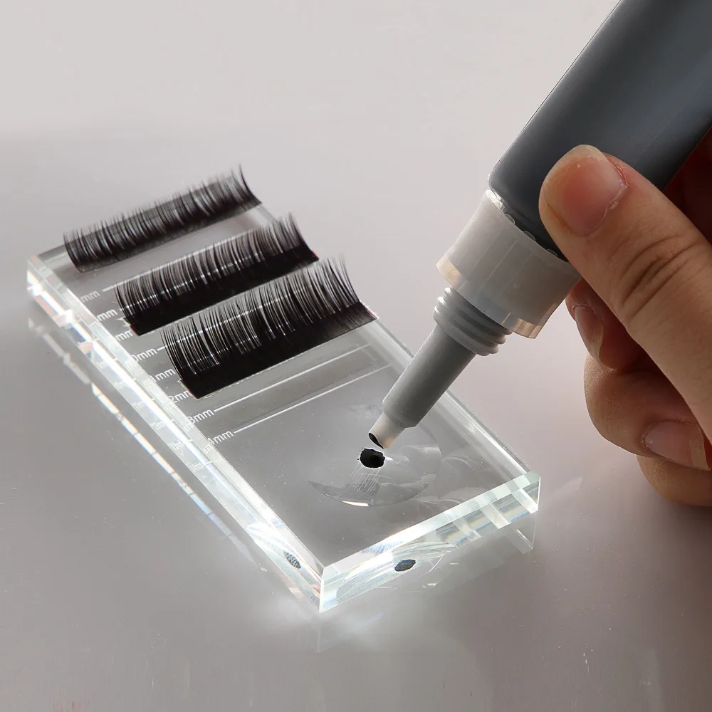 2 в 1 разделитель клея для наращивания ресниц|glue holder|eyelash extensioneyelash glass |