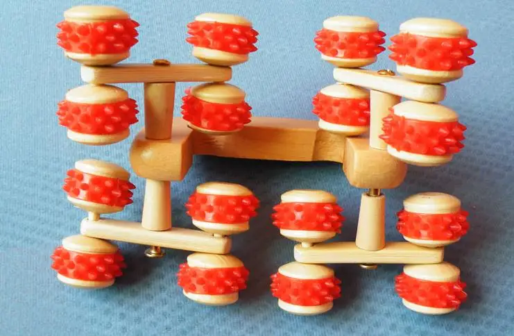 Новый деревянный десять многофункциональный массажер для тела Ног Живота Тонкий