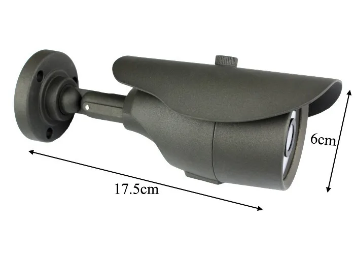 Экономичная безопасность 1/3 CMOS 1200TVL IR Водонепроницаемая система цилиндрической