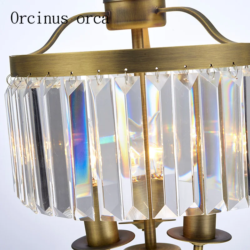 Хрустальная люстра в американском стиле ретро для прихожей ресторана бара из