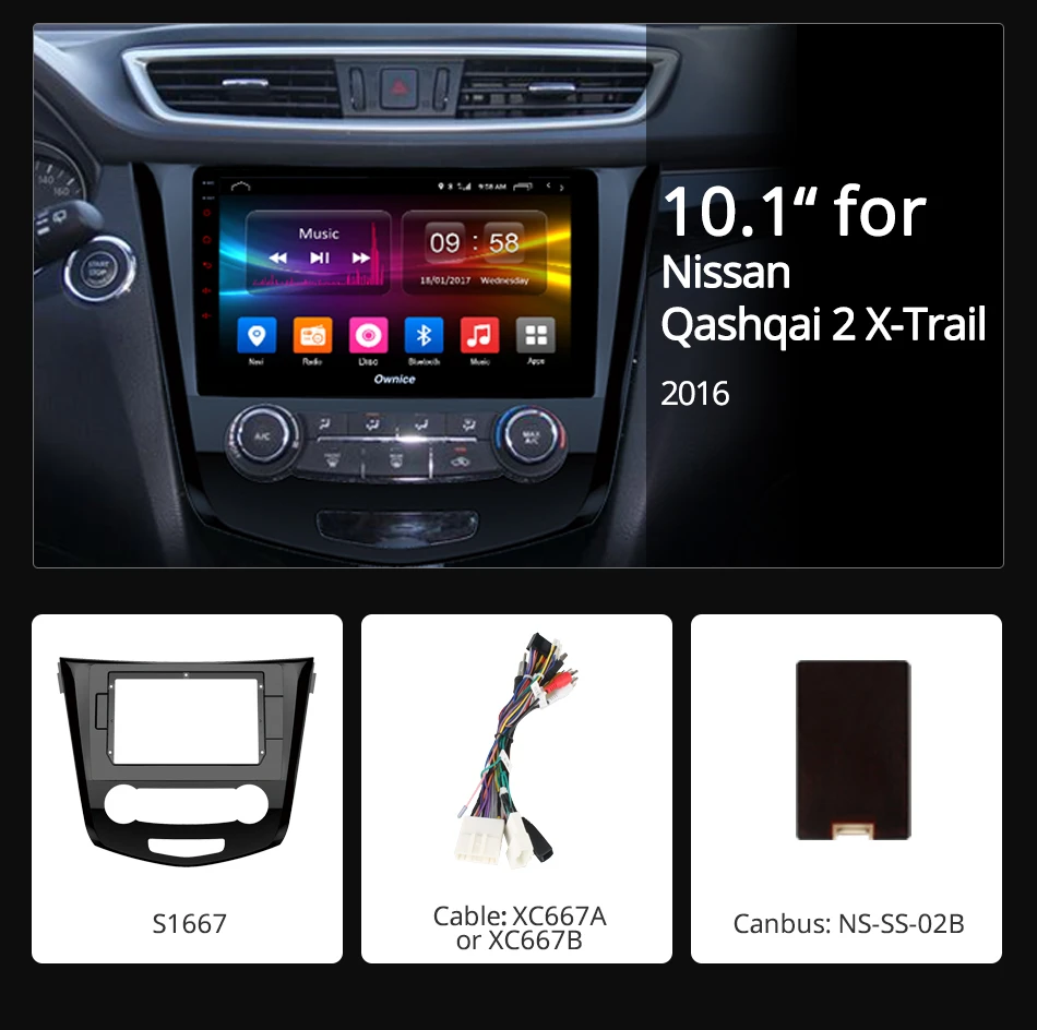 Ownice K2 K3 K5 K6 Восьмиядерный Android 9 0 автомобильный DVD gps плеер для Nissan Qashqai/X Trail 2013 2014 2015