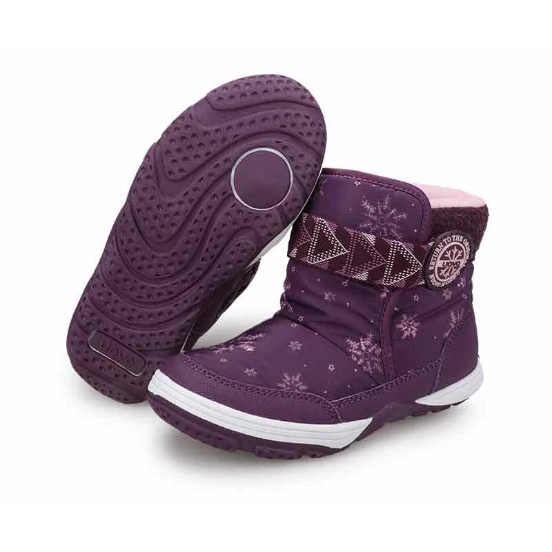 Теплые детские зимние ботинки с бархатной подкладкой лыжные ботильоны на меху