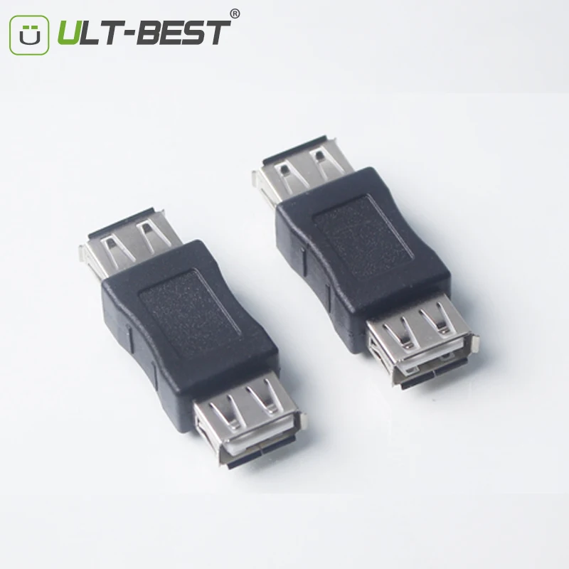 

Оптовая продажа, 100 шт., Переходник USB 2,0 A мама-Мама, соединитель, адаптер, удлинитель F/F