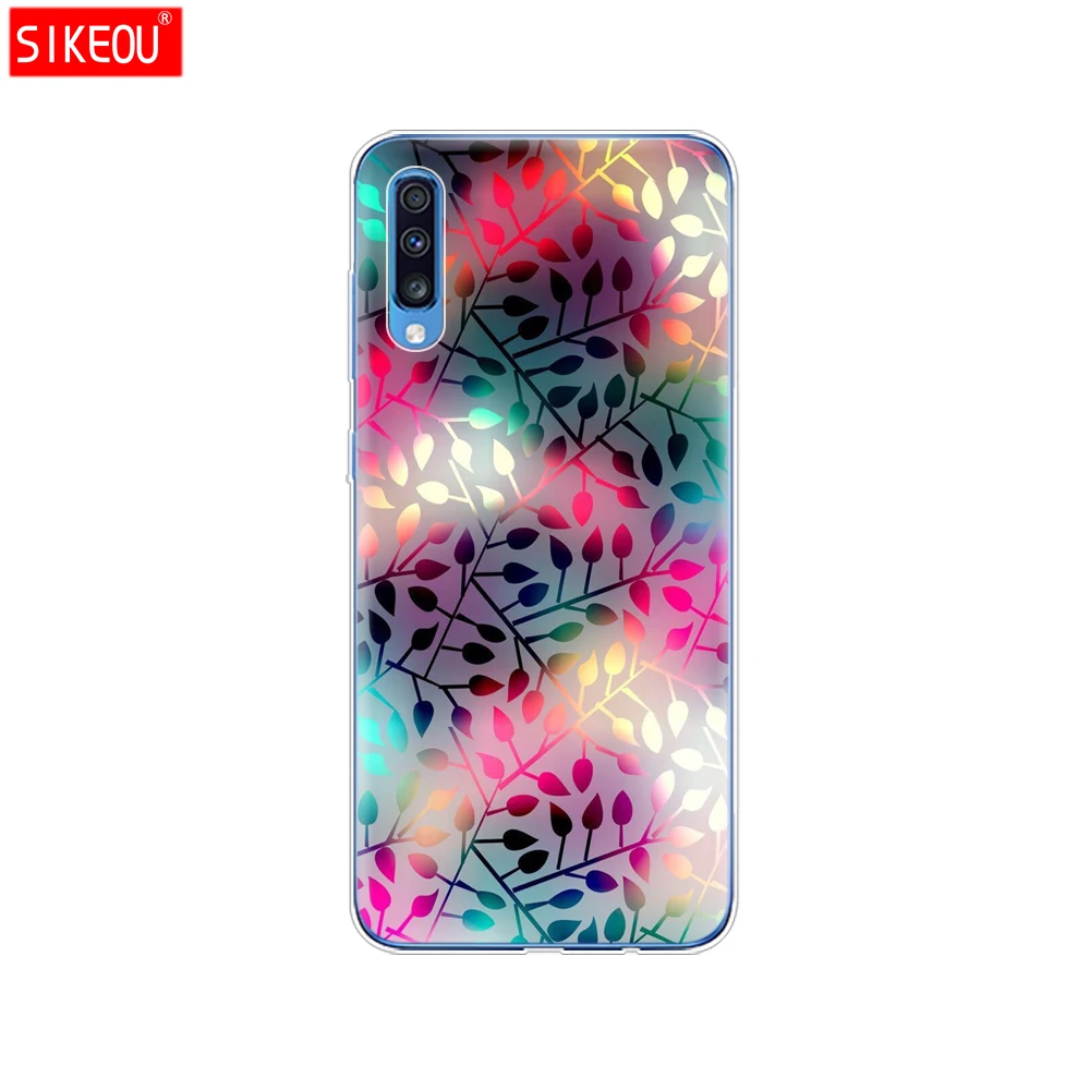 For Samsung A70 Case Soft TPU Phone Back Cover For Samsung Galaxy A70 silicon Cases Coque Capa A 70 A705 A705F bumper Cat - Цвет: 12051