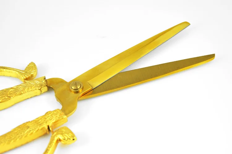 Церемониальный открытие ленты ножницы для резки Делюкс Дракон шаблон резные