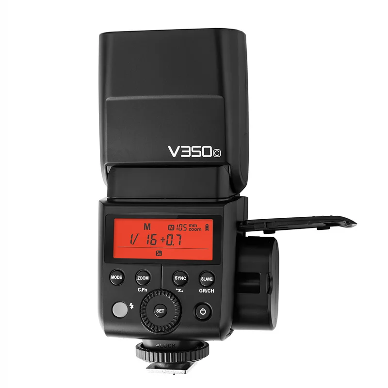 Вспышка Godox V350C Li-Ion Speedlite + 2000 мАч аккумуляторная батарея TTL 2 4G HSS 1/8000s светильник