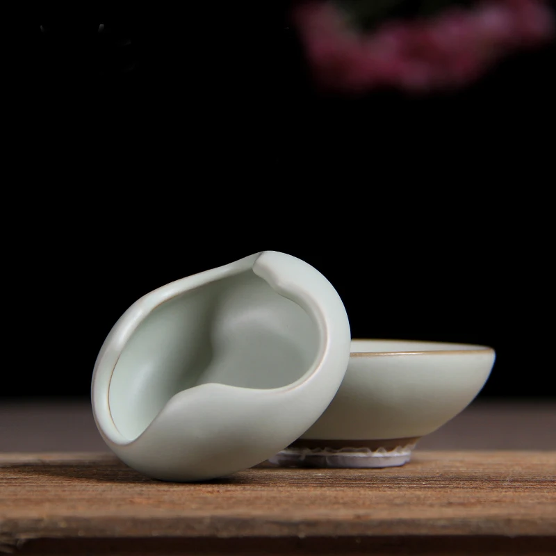 Ru Фильтры Чайные фильтр Чайный блюдце кунг фу японский интервальный фарфор