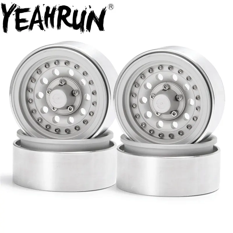 YEAHRUN 1/4 шт. 1,9 дюймов бисером колеса диски для 1/10 RC гусеничного осевой SCX10 Traxxas TRX4#57
