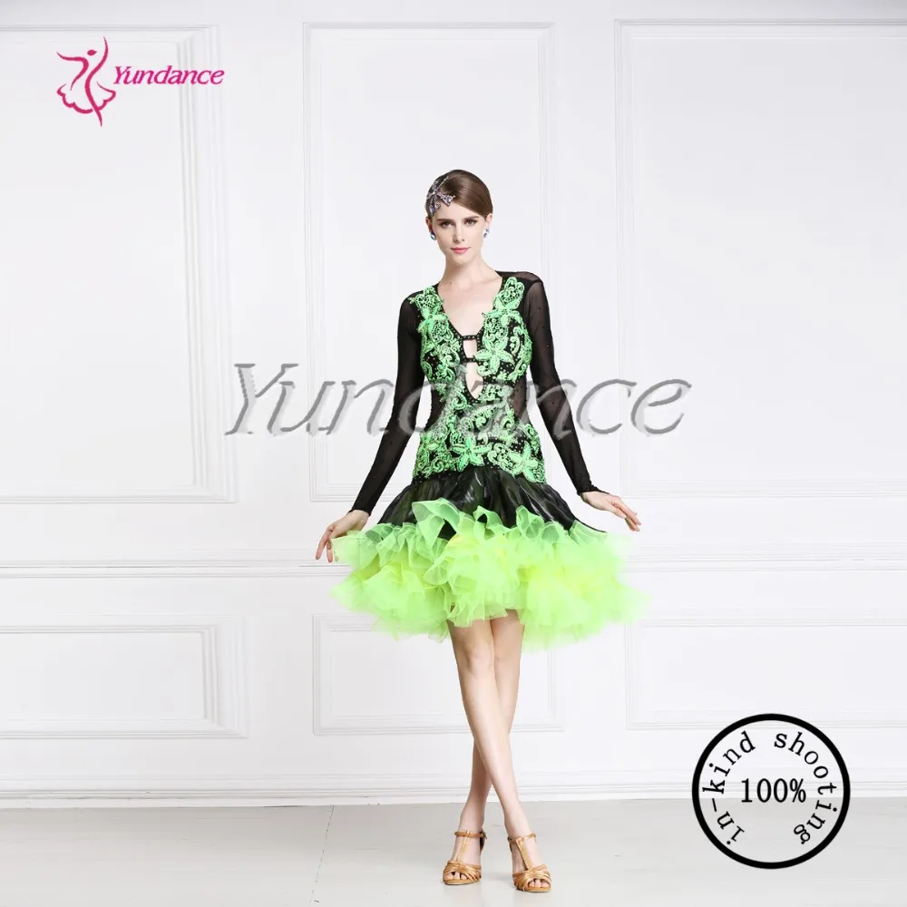 

L-1573 latin ballroom performance competition costumes