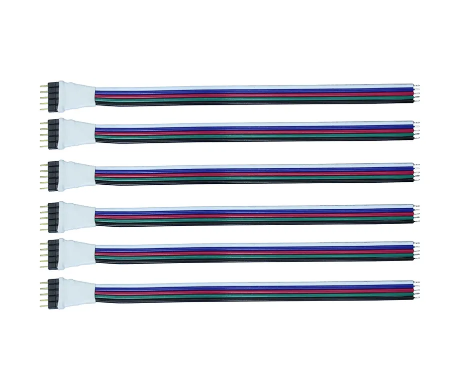 10 шт. 5pin DC разъем кабель для Светодиодные ленты света 5050 3528 SMD RGBW rgbww 5 pin Провода|cable