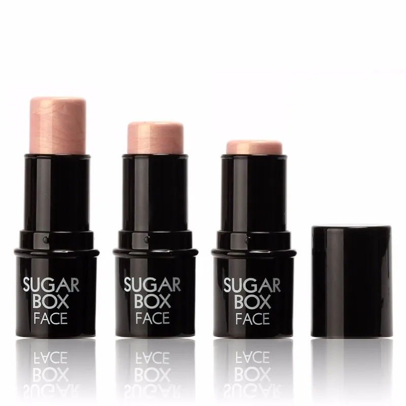 Сахарная коробка водостойкий серебристый блеск светлый бронзер хайлайтеры для