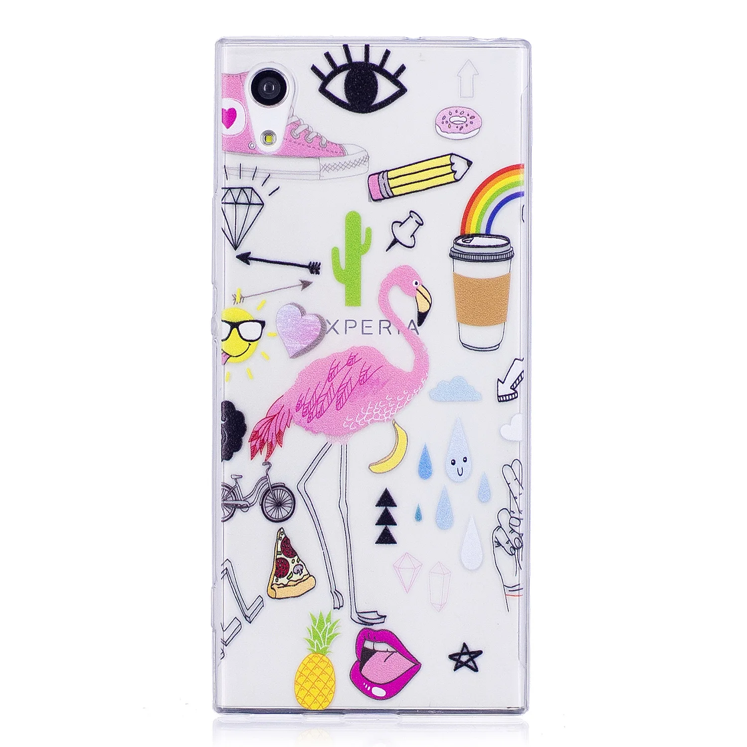 TPU Case for Sony Xperia XA1 G3121 G3112 G3125 G3116 G3123 Soft Silicone Back Cover Z6 XA 1/X A1 Print Cases Shells |