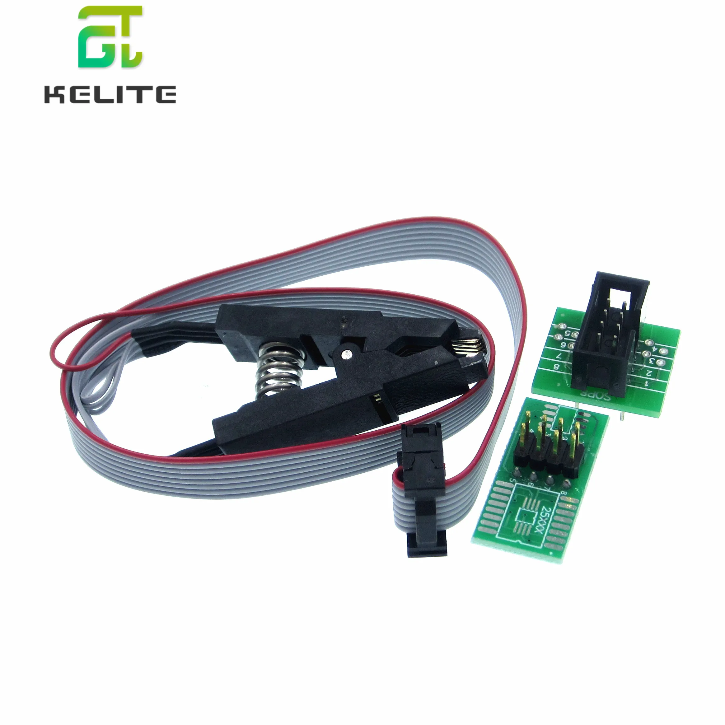 Тестовый зажим SOIC8 SOP8 для EEPROM 93CXX/25CXX/24CXX программирование в цепи USB программатор