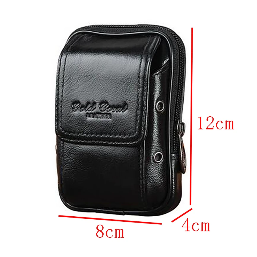 Высокое качество Натуральная Воловья Кожа бедро пояс мобильный/сотовый телефон