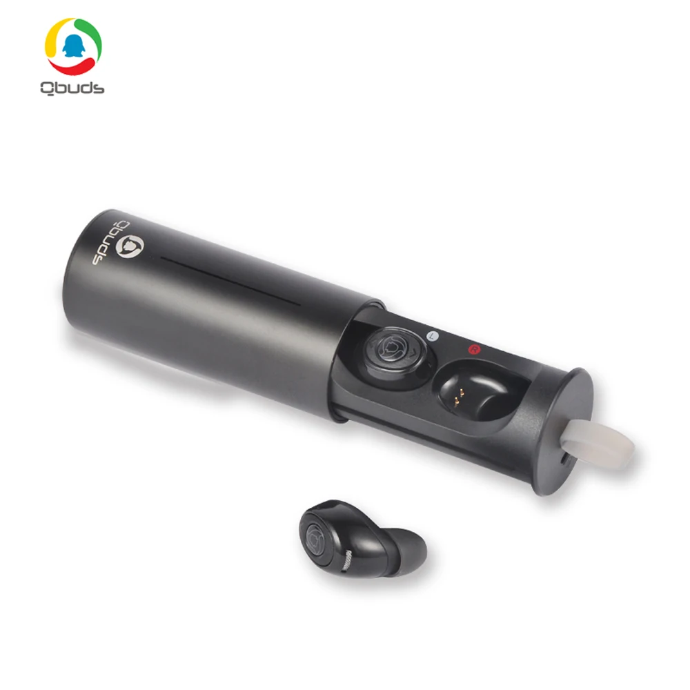 Tencent Bluetooth наушники-вкладыши Wireless Earbuds Mini с микрофоном, зарядным ящиком Earpiece Double Twins Stereo On.
